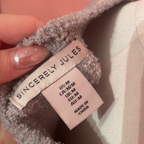 Plaid Knit Sweater Dress - Picture 4 of 4